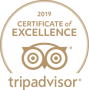 TripAdvisor Certificate of Excellence